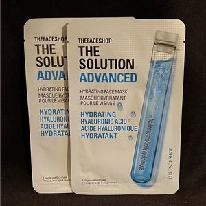 (2) The Face Shop The Solution Advanced Hydrating Face Mask